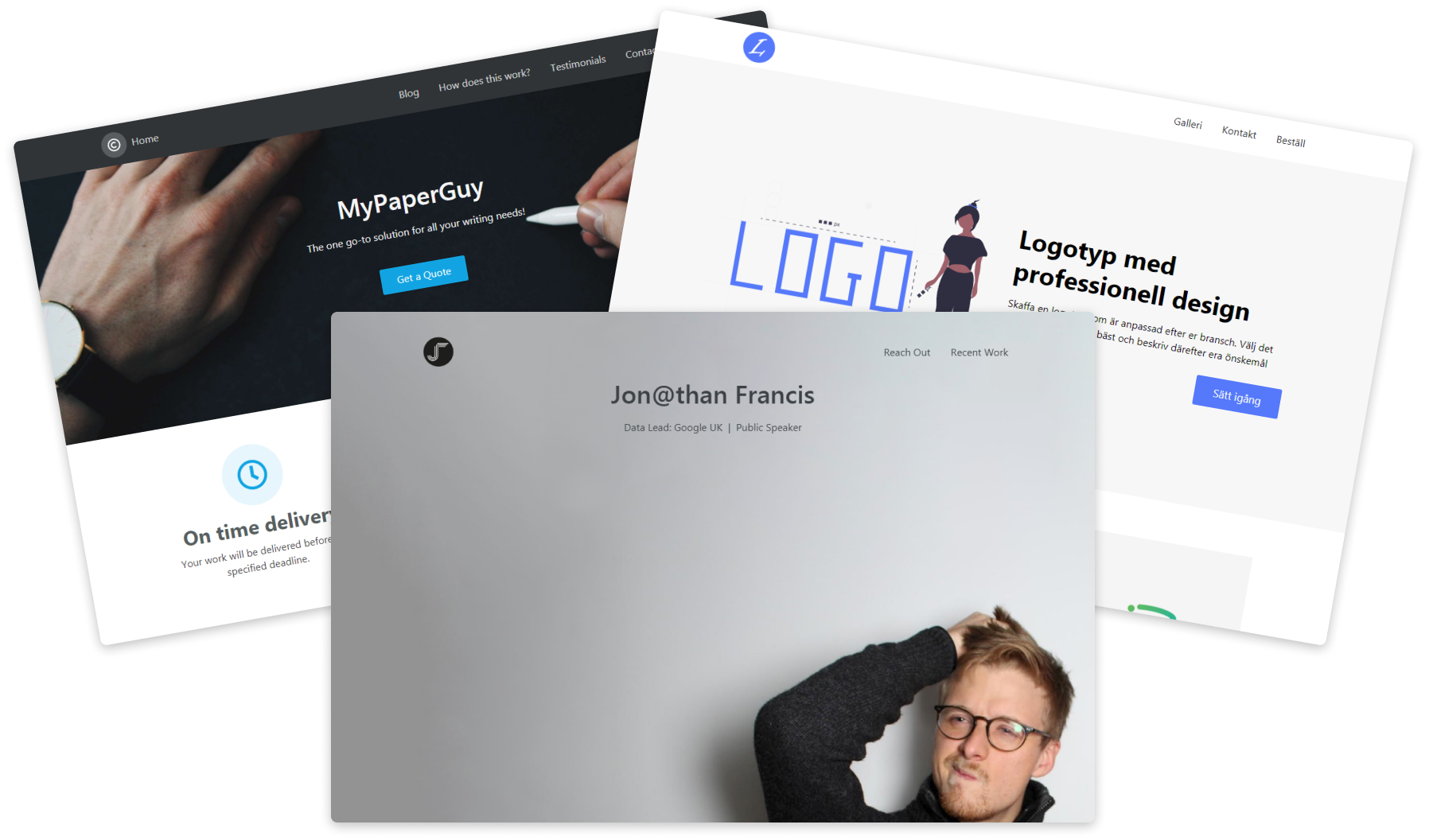 Websites built with Boomla